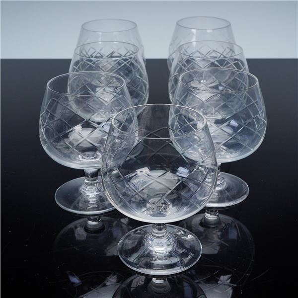 7pc Toscany Yale Brandy Glasses