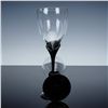 Image 4 : 8pc Colony Amaryllis Black Stemware Water Goblets