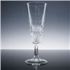 Image 2 : 4pc Crystal Champagne Flutes, Diamond Pattern