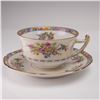 Image 3 : 2 Colclough and Macy's Floral Teacup and Saucer Sets