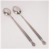 Image 2 : 2pc Georg Jensen Sterling Silver Ice Tea Spoons, Acorn