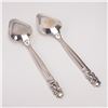 Image 2 : 2pc Georg Jensen Sterling Silver Grapefruit Spoons, Acorn