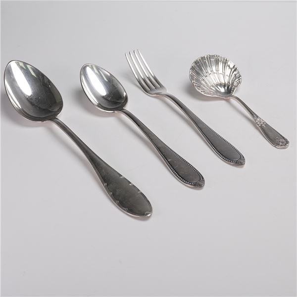 4pc Silverplated Serving Utensils, Berndorf, Wellner, Blanch