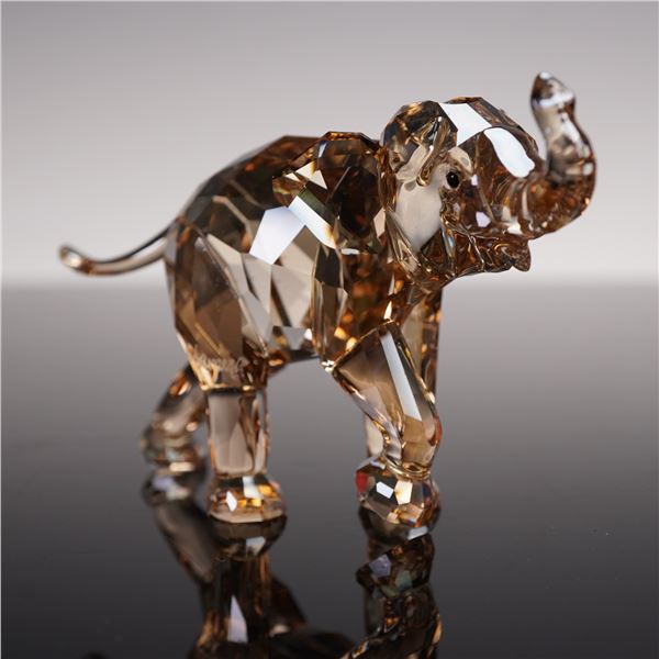 Swarovski Crystal Figurine, 2013 AE Companion Young Elephant, Signed