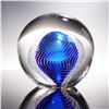 Val Saint Lambert Crystal Large Art Glass Paperweight