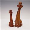 Image 3 : 6pc Collection of Porcelain & Wood Dog and Cat Figurines