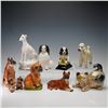 Image 1 : 8pc Vintage Ceramic Cat and Dogs Figurines