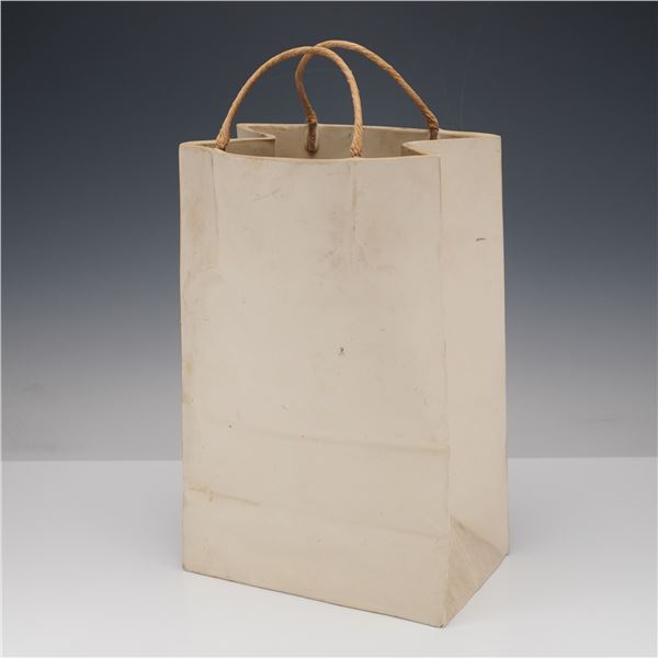 Michel Harvey Craft Ceramic Shopping Bag Sculpture
