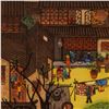 Image 4 : Zhai Zhimin, Color Woodcut, Small Yard, Signed & Numbered