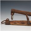 Image 2 : Pair of Wooden Horse Yokes with Iron Hardware