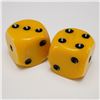 Image 2 : 6pc Jumbo Bakelite Style Dice