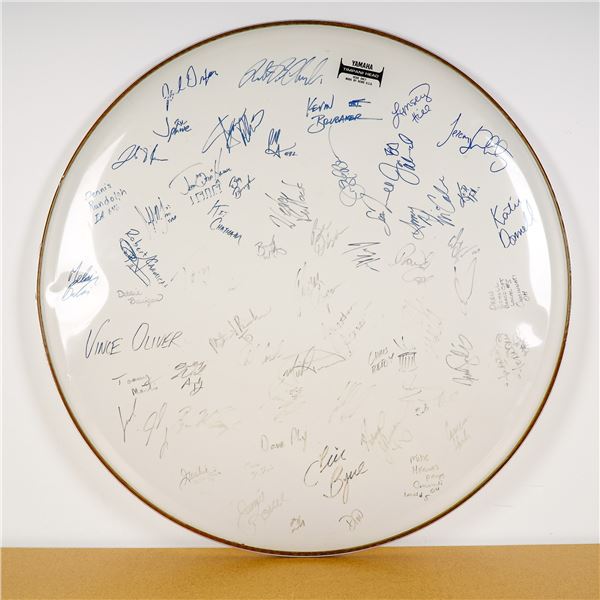 Yamaha Timpani Head with Signatures IATSE Local 5 Cincinnati