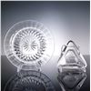 Image 1 : 2pc Val St. Lambert Crystal Dish and Ashtray