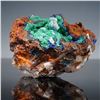 Image 3 : Azurite Malachite Mineral Specimen w/ Quartz & Iron Oxide Matrix