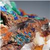 Image 9 : Azurite Malachite Mineral Specimen w/ Quartz & Iron Oxide Matrix