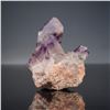 Image 2 : 2pc Mineral Specimens, Amethyst Crystal and Blue Celestite Geode