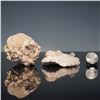 Image 10 : 2pc Opal Stilbite and Hyalite Mineral Specimens