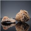 Image 1 : 2pc Opal Stilbite and Hyalite Mineral Specimens