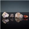 Image 1 : 4pc Mineral Specimens, Coquimbite, Hematite, Vanadinite & Celestine
