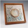 Image 1 : Creazioni Artistiche Wooden Frame Sterling Silver Floral Minatare Frame