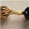 Image 4 : 18K Gold and Onyx Bead Necklace