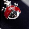 Image 7 : 2pc Sterling Silver Ladybug Necklace and Swarovski Charm