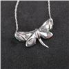 Image 3 : 3pc Sterling Silver and Swarovski Crystal Dragonfly Pendant Necklaces