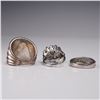 Image 3 : 6pc Fashion Rings with Assorted Stones