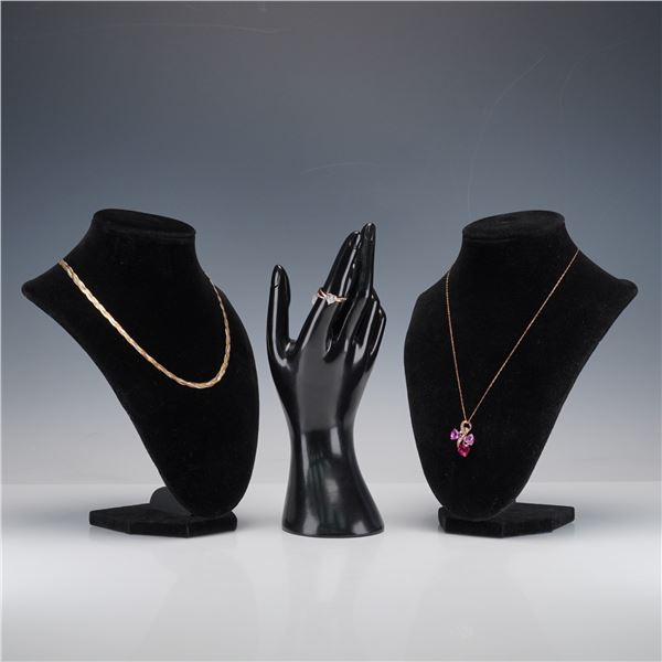 3pc Sterling Silver and Swarovski Crystal Jewelry Collection