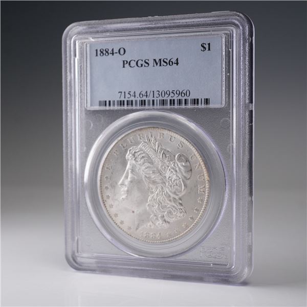 1890-O Morgan Dollar Silver Dollar Coin PCGS Graded MS 64