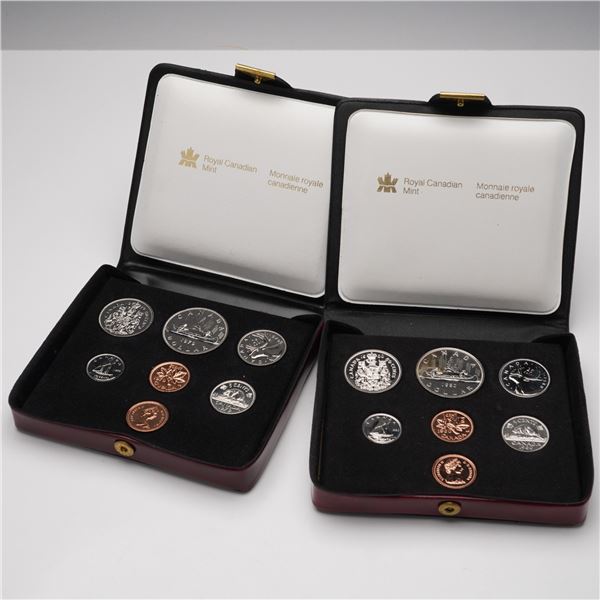 2pc 1980 & 1979 Royal Canadian Mint Uncirculated Sets