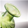 Image 4 : Robert Held Studio Art Glass Iridescent Green Vase
