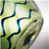 Image 5 : Robert Held Studio Art Glass Iridescent Green Vase