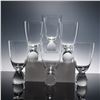 Image 1 : 6pc Art Glass Water Goblets with Controlled Bubble Bases