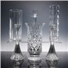 Image 1 : 6pc Waterford Crystal Lismore Vase and Cut Glass Vases and Candlesticks