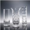 Image 4 : 6pc Waterford Crystal Lismore Vase and Cut Glass Vases and Candlesticks
