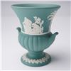 Image 3 : 2pc Wedgwood Jasperware Miniature Urn Form Vases