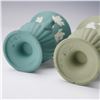 Image 5 : 2pc Wedgwood Jasperware Miniature Urn Form Vases
