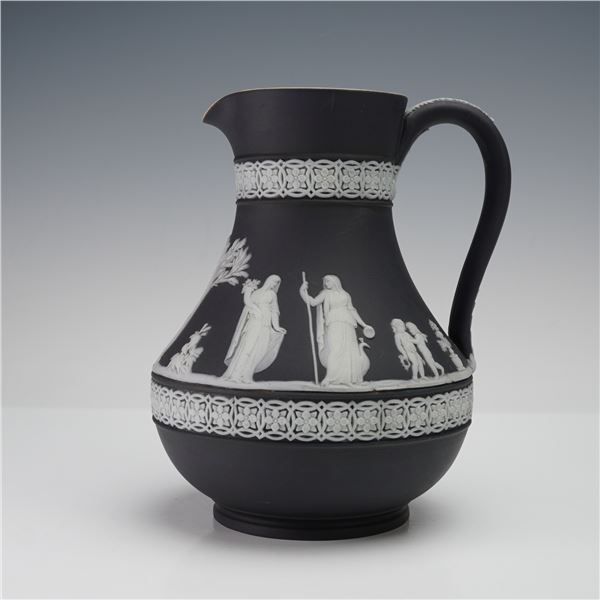 Wedgwood Black Jasperware Small Pitcher