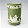 Image 1 : Wedgwood Green Jasperware Classical Relief Cup
