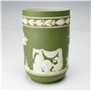Image 2 : Wedgwood Green Jasperware Classical Relief Cup