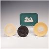 Image 1 : 4pc Wedgwood Jasperware Small Plates and Tray Set
