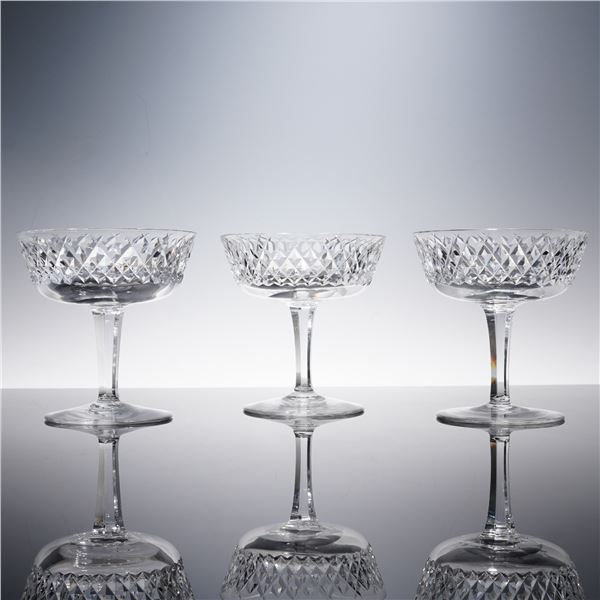 3pc Waterford Crystal Alana Sherbet Glasses