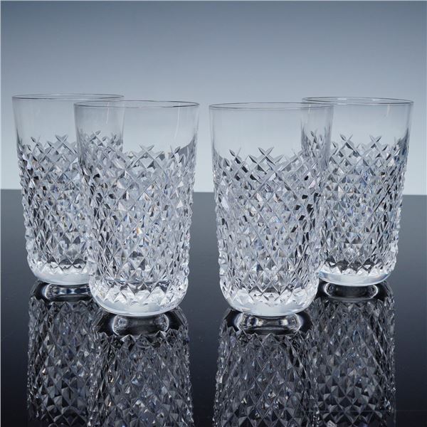 4pc Waterford Crystal Alana Flat Tumblers