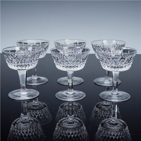 6pc Waterford Alana Crystal Liquor Cocktail Glasses