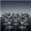 Image 1 : 11pc Crystal Champagne Glasses