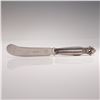 Image 2 : 2pc Georg Jensen Sterling Silver Paddle Butter Spreaders, Acorn