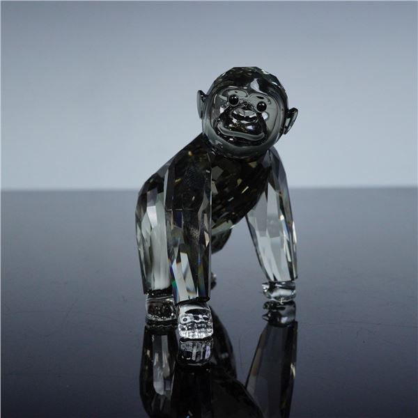 Swarovski Crystal Figurine, Gorilla Cub