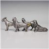Image 2 : 4pc Price Metal Dog Figurines - Collie, English Setter, Boxer & Bloodhound