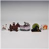 Image 1 : 5pc Collectible Animal Figurines- Card Holder, Lighter, Pin Cushion + More